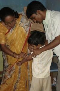 Children getting Vaccinated